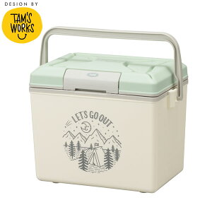 【10%OFFクーポン配布中】TAM’S WORKS ( タムズワークス ) コラボ TM クーラーボックス 小型 9L フォレスト ( グリーン/アイボリー ) 保冷時間アップ おしゃれ かわいい 保冷力 アウトドア 釣り フィッシング おしゃれ 小型 小さめ クーラー通販格安セール情報 楽天 通販