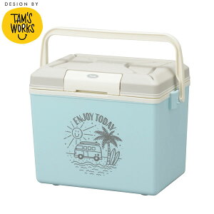 【10%OFFクーポン配布中】TAM’S WORKS ( タムズワークス ) コラボ TM クーラーボックス 小型 9L ビーチ ( グレー / ブルー ) 保冷時間アップ おしゃれ かわいい 保冷力 アウトドア 釣り フィッシング おしゃれ 小型 小さめ クーラー ボ通販格安セール情報 楽天 通販