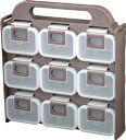 【クーポンでmax20%OFF! 4/27マデ】 工具箱 パーツケース ユナイテッドケース U9 ブラウン ツールボックス 収納ケース プラスチック 収納 整理...