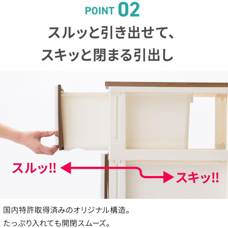 【8/15限定！ほぼ全品10%OFFクーポン】 引き出し 収納ケース 幅34 幅54 リビング ...