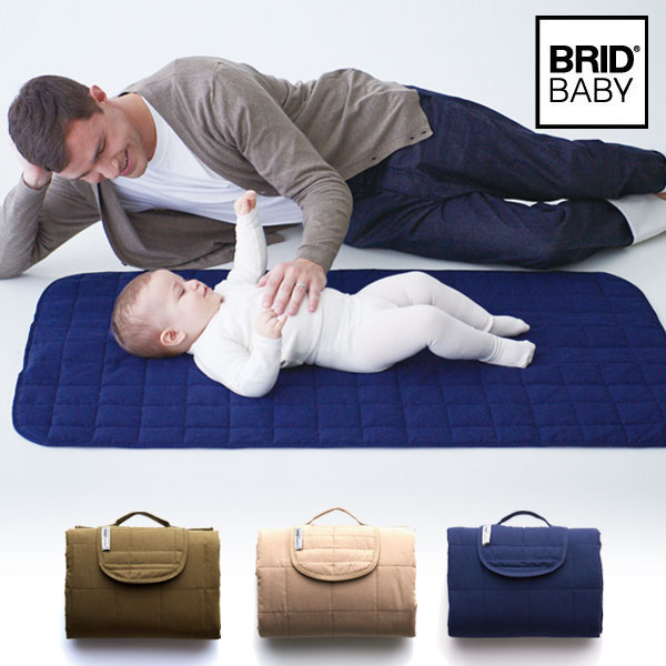 【クーポンでmax15%OFF 2/10 01:59マデ】 BRID BABY お昼寝マット PORTABLE BABY NAP MAT ( ブリッド ) 折りたたみできるベビーマット ベビー用品 赤ちゃん ベビー マット プレイマット ベビーグッズ 赤ちゃん用品 新生活