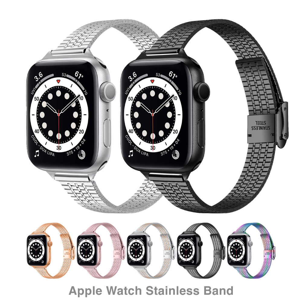 AppleWatchバンド ステンレス製 7色 applewatch ベルト applewatch8 applewatch7 アップルウォッチ ベルト アップル…