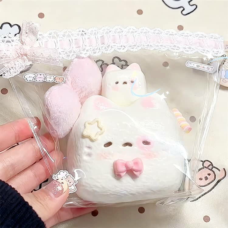 スクイーズ ねこスクイーズ 低反発 猫スクイーズ 低反発 猫スクイーズ フワフワ おもちゃ ネコ ねこ ままごと ぬいぐるみ かわいい かわいい 握る ストレス解消 もちもち おしゃれ お菓子 オシャレ 握って遊ぶ 3set-10013101 3SET-STORE サンプル画像2