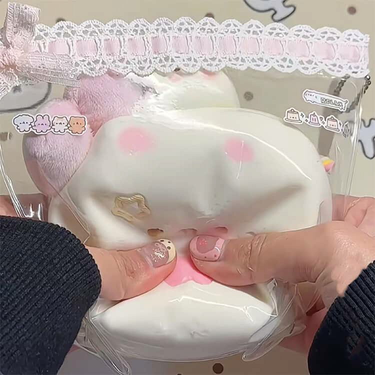 スクイーズ ねこスクイーズ 低反発 猫スクイーズ 低反発 猫スクイーズ フワフワ おもちゃ ネコ ねこ ままごと ぬいぐるみ かわいい かわいい 握る ストレス解消 もちもち おしゃれ お菓子 オシャレ 握って遊ぶ 3set-10013101 3SET-STORE サンプル画像3