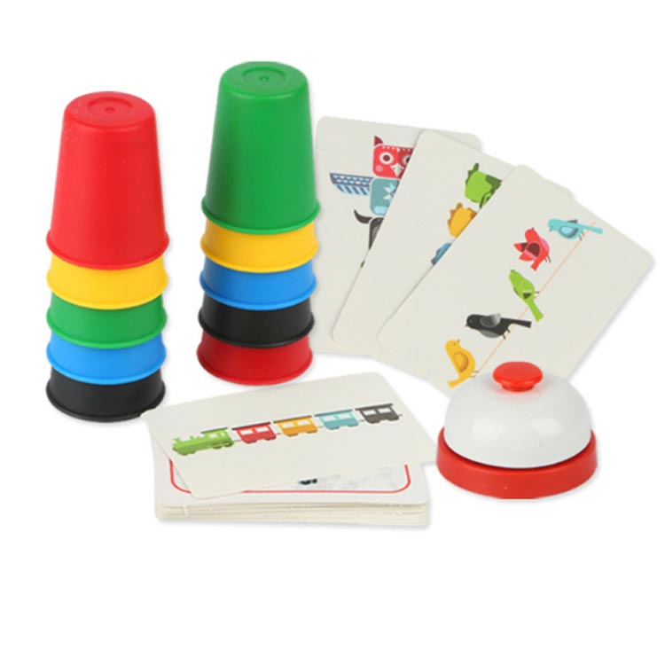 スピードカップス カップゲーム カードゲーム 子供 6歳 テーブルゲーム 卓上ゲーム 脳トレ パーティーゲーム スポーツスタッキング カップ並べ 子供の日 誕生日 プレゼント 知育ゲーム 知育玩具 おもちゃ 2