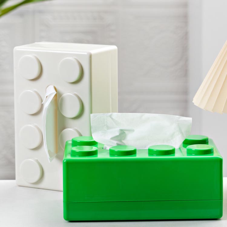 おしゃれ かわいい 卓上 インテリア 置き型 ティッシュケース 北欧 ケース ティッシュケース 面白い ティッシュ入れ ティッシュカバー カバー 可愛い ダイニング 収納 キッチン 2個セット 卓上収納 ギフト プレゼント [2]