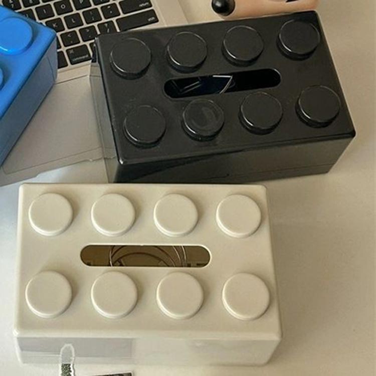 おしゃれ かわいい 卓上 インテリア 置き型 ティッシュケース 北欧 ケース ティッシュケース 面白い ティッシュ入れ ティッシュカバー カバー 可愛い ダイニング 収納 キッチン 2個セット 卓上収納 ギフト プレゼント [3]