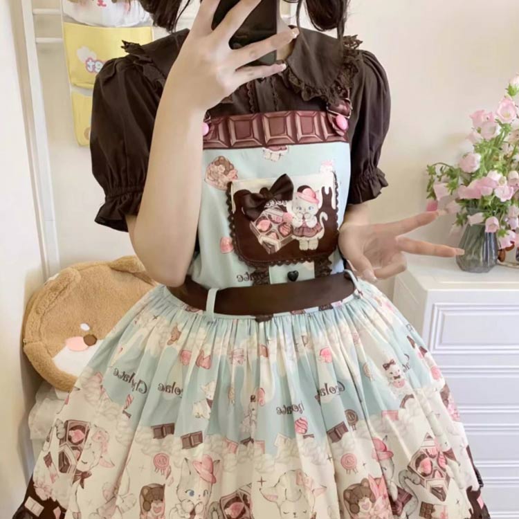 やみかわ 夏 ボリューム袖 病みかわいい パフ袖 半袖ブラウス 可愛い レディース ボリューム袖 地雷系 ロリータ フリル 春 ゴスロリ トップス 半袖 半袖トップス ロリータ サブカル 半袖シャツ レース カジュアル 量産型 秋 かわいい 綿 重ね着
