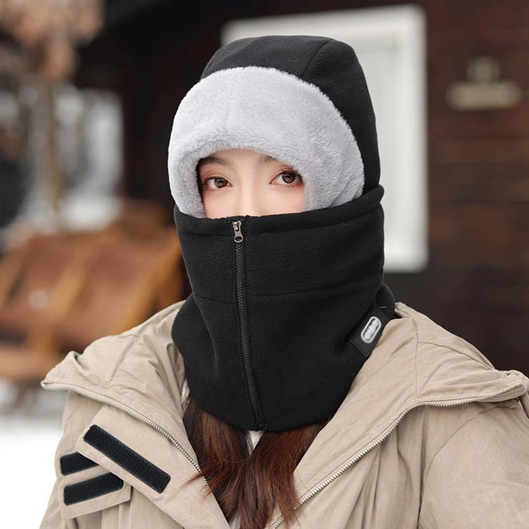 フードウォーマー 付け襟 前開きジップ式 フリ...の紹介画像2