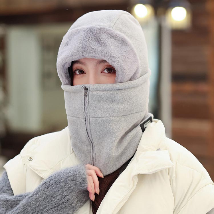 フードウォーマー 付け襟 前開きジップ式 フリ...の紹介画像3