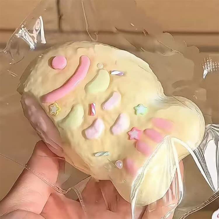 もちもち 水感スクイーズ プリン たい焼き 伸縮スティッキー スクイーズ 鯛焼き ぷ...