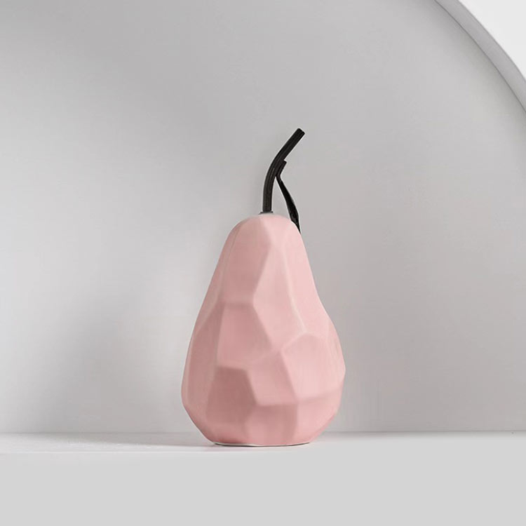 りんご 洋なし 置物 オブジェ 陶器 フルーツ 置き物 インテリア 北欧 モダン おしゃれ かわいい 果物 置物 インテリアオブジェ 玄関 リビング ダイニング クリスマス ディスプレイ 雑貨 ナチュラル コンパクト シンプル インスタ映え 韓国 インテリア 雑貨 送料無料 [3]