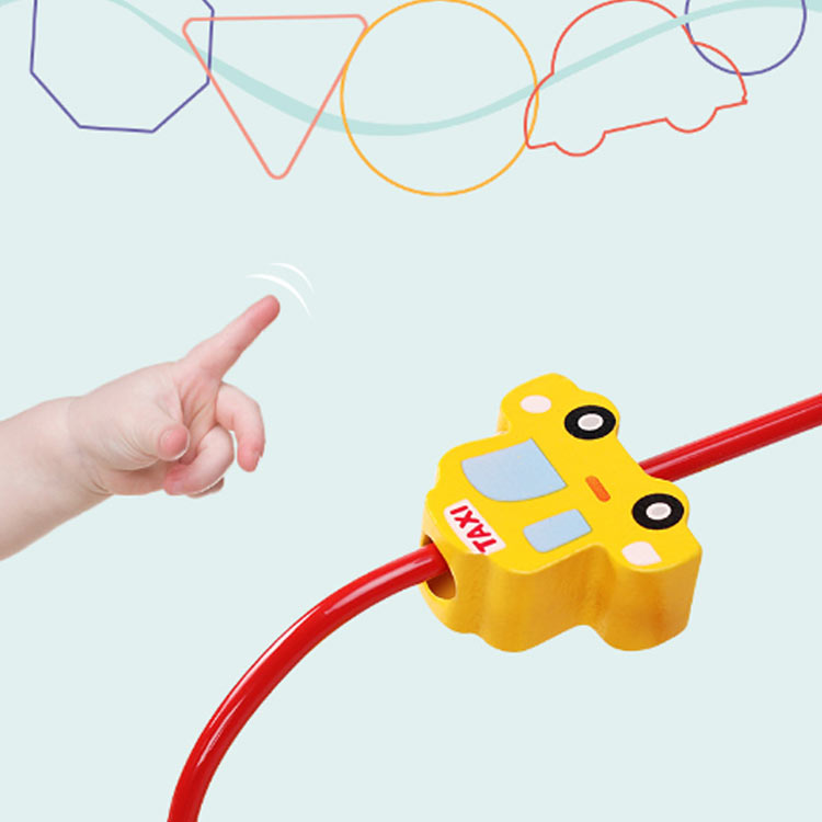 知育玩具 ビーズコースター 木のおもちゃ 木製 誕生日プレゼント 車 1歳 2歳 ベビー 幼児 赤ちゃん 出産祝い 子供 女の子 男の子 一歳 ビーズ 二歳 1歳半 オモチャ 子ども 木製玩具 赤ちゃん玩具 男 女 知育 お祝い 玩具 3