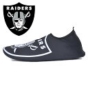 【水陸両用】レイダース ウォーターシューズ NFL公式 FOCO マリンシューズ メンズ レディース 滑りにくい LV Raiders スポーツサンダル アクア...