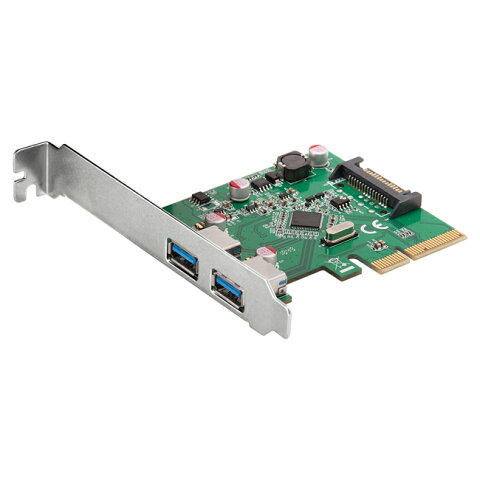 センチュリー CIF-U31A2 ポートを増やしタイ USB3.1 Gen2(Type-A ×2) PCI Express ×4 接続インターフェイスカード
