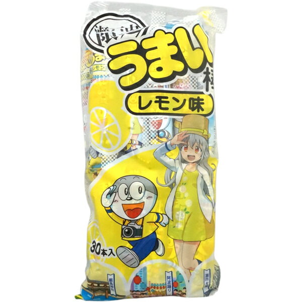やおきん うまい棒 瀬戸内限定レモン [1袋 30個入]【駄菓子 まとめ買い うまい棒 うまい棒30本 瀬戸内レモン】のサムネイル
