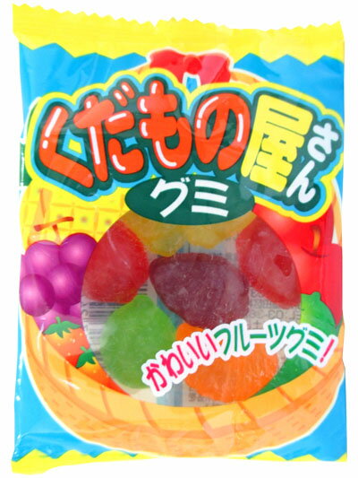 40円 やおきん くだもの屋さんグミ [1袋 30個入] 【グミ 駄菓子 お菓子 景品向け ノベルティ向け プレゼントなどに】 1