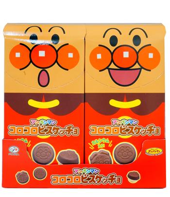 アンパンマンコロコロビスケッチョ　[1箱（数量1）10個入]【駄菓子】【バレンタイン】【義理チョコ】【ビスケット】