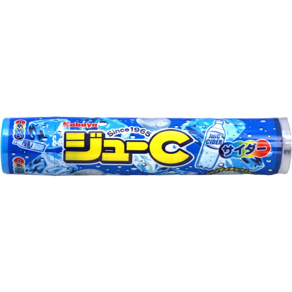 70円 カバヤ ジューC サイダー [1箱 10個入]【駄菓子 お菓子 ラムネ ジューシー ソーダ まとめ買い 箱買い ポイント消化 景品向け ノベルティ向け アミューズ】の商品画像