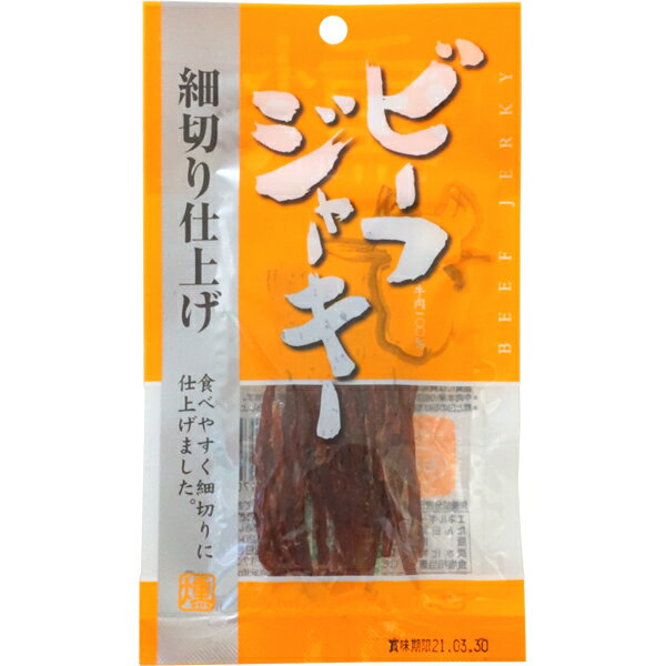 楽天ミカミオンラインショップ120円 石垣食品 ビーフジャーキー 細切り仕上げ [1袋 10個入り] 【珍味 まとめ買い ジャーキー つまみ おやつ】