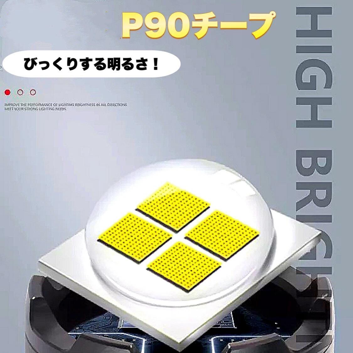 LED 懐中電灯 超強力 超高輝度 ハンディライト USB充電式 リチウムイオン電池付き SOS点滅 軍用 停電 防災 対策懐中電灯 P90スーパーCREEチープ IPX67防水 防災 強力 軍用 超強 パトロール 携帯便利 停電対応 夜釣り 非常時 アウトドア キャンプ PSE認証通販格安セール情報 楽天 通販