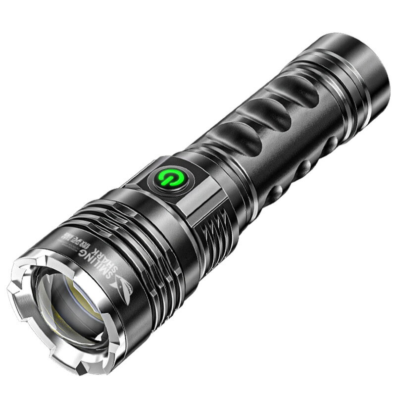 懐中電灯 led 最強 USB 充電式 フラッシュライト超高輝度 明るい　ズーム機能　大容量電池　 3モード調光 8000ルーメ…