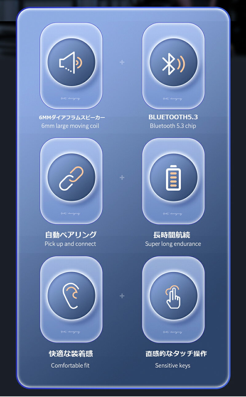 Bluetooth5.3 イヤホン ヘッドホン 耳かけ式 自動ペアリング 長時間再生可能 快適...