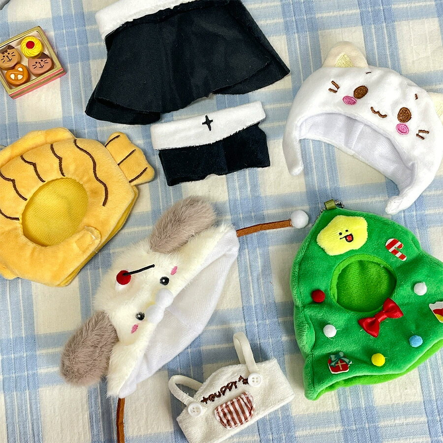 カートゥーン風 白くまのぬいぐるみ 衣装アクセサリー ドール用 シスター服（修道服） 人形用 デコレー..