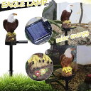 鳥よけ 鷹 タカ 鷲 鳥除けインテリア ワシ LED ソーラー ライト 猛禽類 ベランダ 玄関 ハト避け 予防 畑 バード 防鳥 カラス対策 からすよけ 家庭菜...