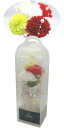 枯れないお花ソープフラワー アレンジメント ガラスボトル 気軽に飾れる インテリア 花 プレゼント 造花