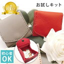 【 楽天1位受賞 】コインケース レザークラフト キット おためし入門 牛本革 カット 穴あけ 済み 針 糸 付属 SW1709 ソフトレザー レッド
