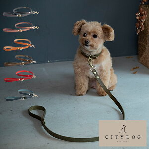 【 citydog / シティドッグ 】 クラシックレザーリード ｜ 本革 革 リード 犬 猫 ペット 伸縮 おしゃれ お洒落 ハーネス 首輪 シンプル 2頭引き 多頭 大型犬 中型犬 小型犬 国産 日本製 牛革 職人 おでかけ 散歩 高品質 高級 安全 可愛い 上品 プレゼント ギフト 贈り物