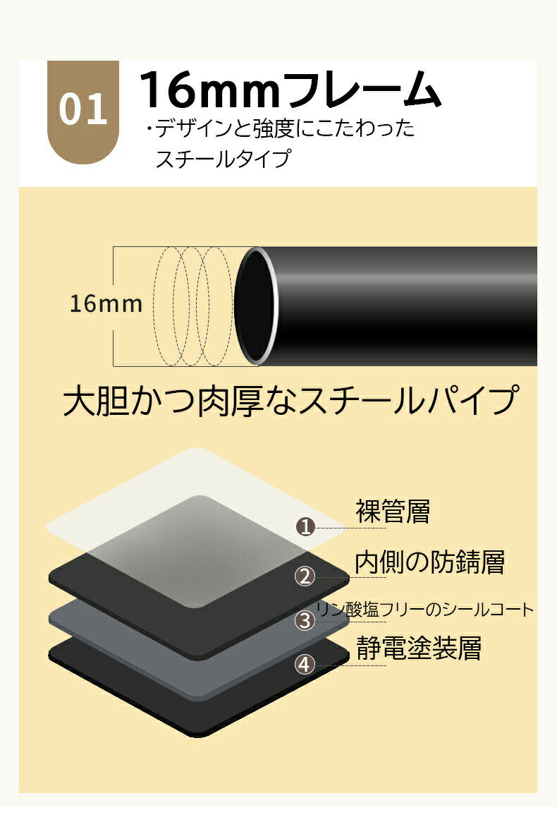 衣類収納ラック ワードローブ カバー付き大容量 クローゼット 収納洋服ダンス ハン...