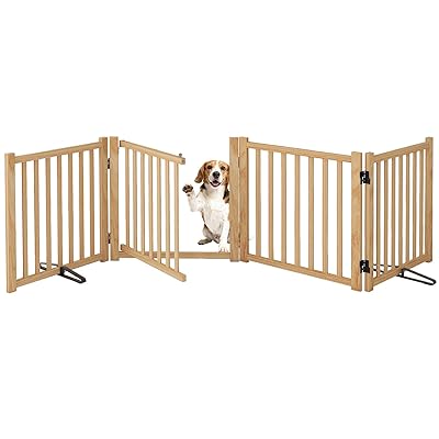 ペットゲート ドア付き 置くだけ 犬 ゲート ペットフェンス 高さ58cm 幅234cm 自立型ゲート 折りたたみ式 犬フェンス 室内用 ペット飛び出し防止柵 木製 玄関 軽量色ドア付きモデル458DRjp商品説明【商品概要】【折りたたみ式で便利な犬用フェンス】風琴のような折りたたみ式デザインは、設置場所に応じて形状やサイズを調整できるため、狭いスペースでも利用しやすいです。使用しない時は折りたたむことができるので、収納が簡単で場所を取らず、便利です。【ドア付き】片手でらくらく開閉。高齢者や足腰の弱ったペットも、跨がずに安全に行き来できます。【工具不要!開くだけで簡単設置】自立式ペットゲートは壁に穴を開ける必要がなく、工具を使わずにすぐに開いて立てることができるため、誰でも簡単に設置できます。【犬に安全な自由空間を】犬が自由に動き回れるスペースを提供し、外からの危険や逃げ出すリスクを防ぎます。犬用フェンスは犬の安全と快適さを提供するだけでなく、飼い主にとっても便利なアイテムです。【自然な美しさ】天然の松材を使用しており、塗装や刺激臭が全くなく、環境にも優しいため、安心してご利用いただけます。木の温かみと自然な風合いで、どんなお庭にも馴染みます。【商品説明】本品は、ドアが付いた木製の折り畳み可能なペットフェンスです。その高い機能性で、あらゆるシチュエーションにお応えします。折り畳み式のため、広い空間の仕切りには一直線に、角や壁沿いにはL字型に設置でき、あらゆる間取りに対応します。【商品詳細】商品種別:犬用ドア商品名:ペットゲート ドア付き 置くだけ 犬 ゲート ペットフェンス 高さ58cm 幅234cm 自立型ゲート 折りたたみ式 犬フェンス 室内用 ペット飛び出し防止柵 木製 玄関 軽量製造元:商品内容:高さ58cm 幅234cm色:ドア付き【当店からの連絡】ペットゲート ドア付き 置くだけ 犬 犬用品 犬小屋 ケージ ゲート ゲート 新登場!