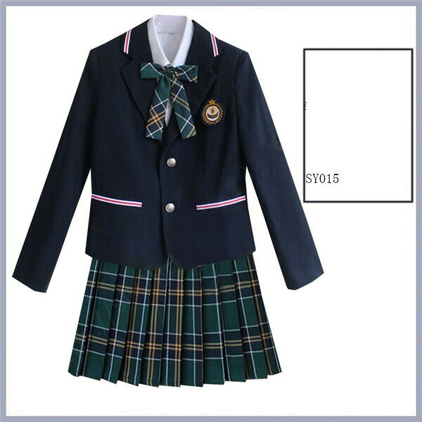 四季屋の卒業式 スーツ 女の子 制服 4点セット b体 フォーマル 大きいサイズ ゆったりサイズ 韓国 中学 受験 子供制服 子供服 小学校 子供 カジュアル 小学生 中学生 七五三 入園式 卒園式 韓国風｜アングル3