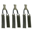 AGILITE 8502CYT1SZ Jump retention tabs - Set of 3 Coyote Tan