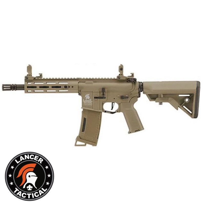 LANCERTACTICAL M-LOK 7 Airsoft AEG TAN