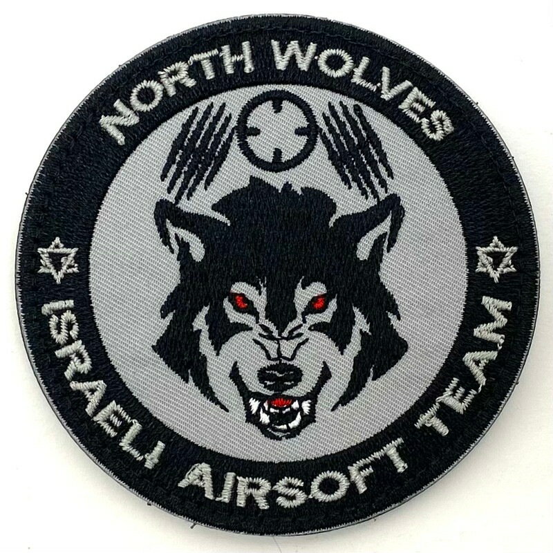 パッチ0203 NORTH WOLVES 刺繍