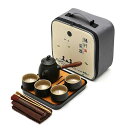 セラミック 茶碗 急須 トレイ アクセサリ 一式 セット 急須320ml × 1 茶碗 × 4 形 選択可 収納 ボックス 付き インテリア