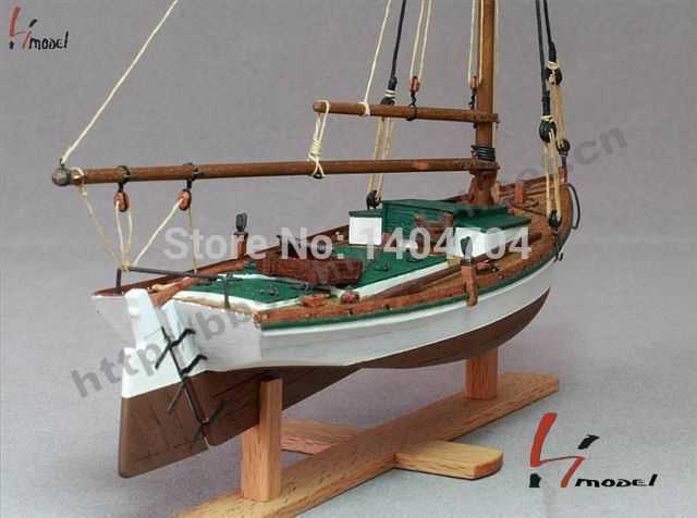 古代 アメリカ 釣り ボート 1/35スケール 船 帆船 ヨット 木製 模型 モデルキット プラモデル キット 組み立て式