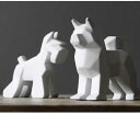 クリエイティブ 犬 彫刻 セラミック製 アクセサリー 手芸 ギフト 部屋装飾 ガーデニング インテリア