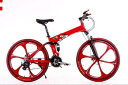 高性能 マウンテン バイク 24 3x8 speed double damping double disc brake folding bike 26 i