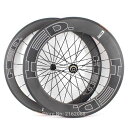 New 700C front 60mm+rear 88mm Road bike matte UD full carbon fibre bicycle wheel...