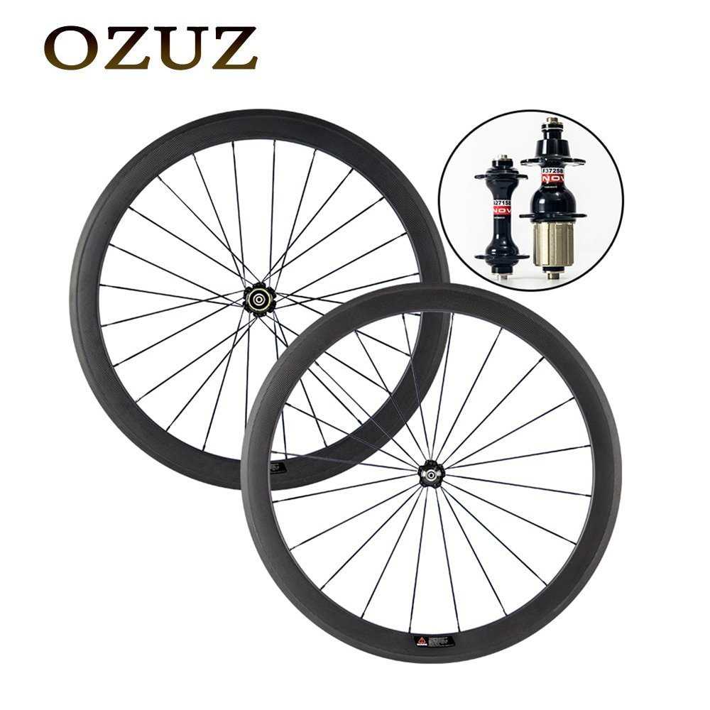スタンダード wheels 50mm clインチer tubular carbon road wheels 3k matte 700c bicycle wheelset No