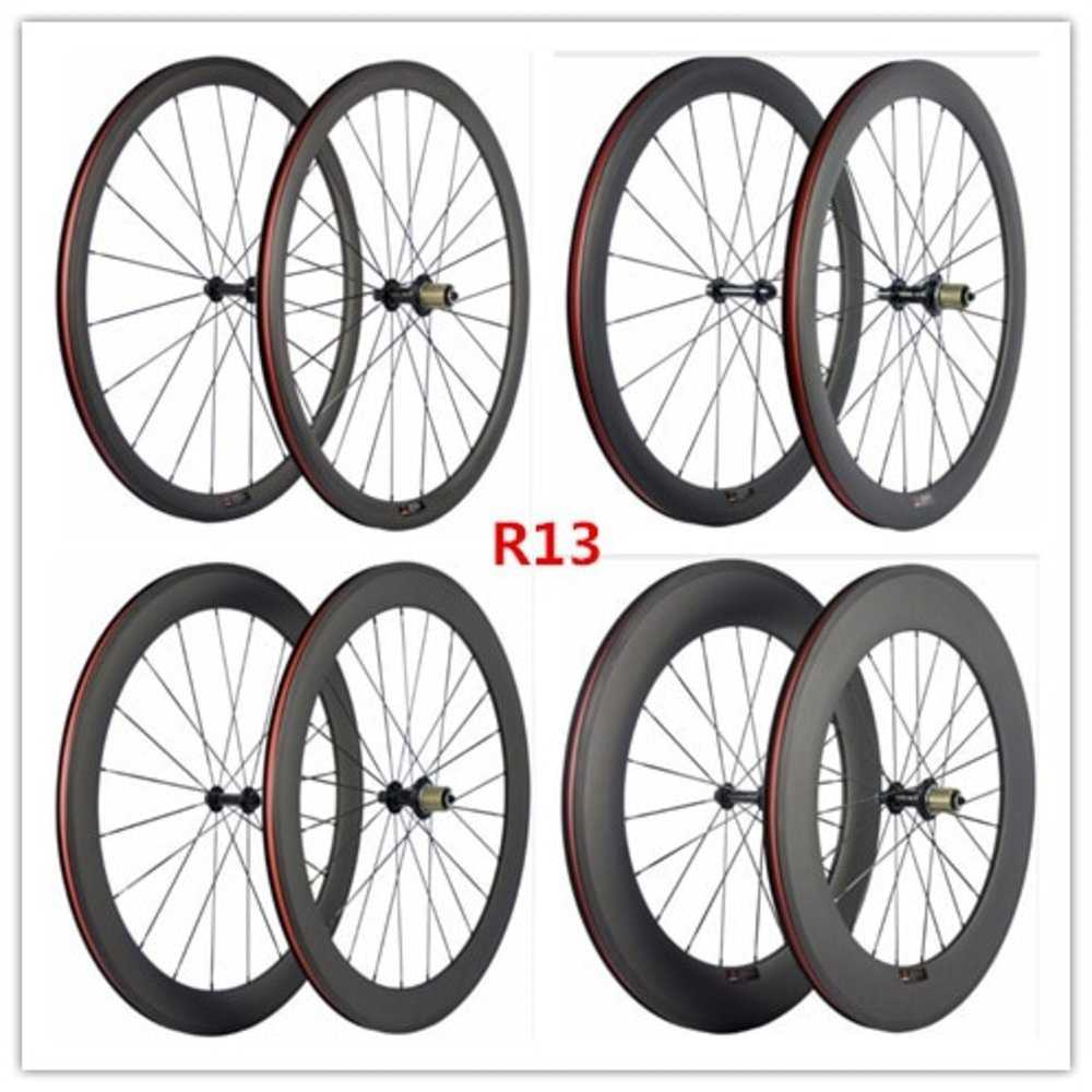 SuperTeam カーボン wheel 700C Road Bicycle wheelset 38/50/60/88mm 3K Matte