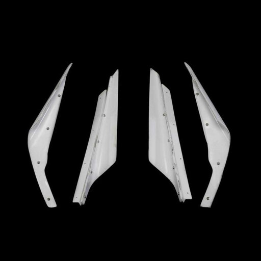 For Mitsubishi EVO 10 VRS Style 09 Version Hyper FRP Fiber Glass Canard (VRS front bumper For Mitsubishi EVO 10 VRS Style 09 Version Hyper FRP Fiber Glass Canard (VRS front bumper