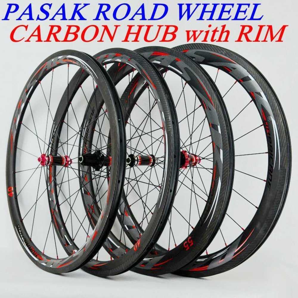 700C カーボン Wheels Road Bike Bicycle Wheel Light カーボン Road Wheelset V/C Brakes38/4