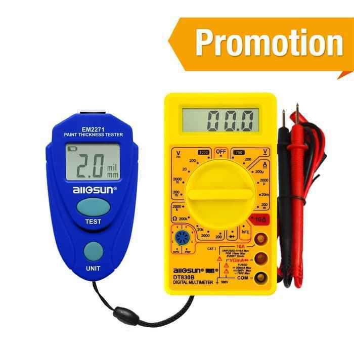All Sun EM2271 Russia Manual デジタル ミニ 車 Paint Thickness Meter Paint Thickness Gauge