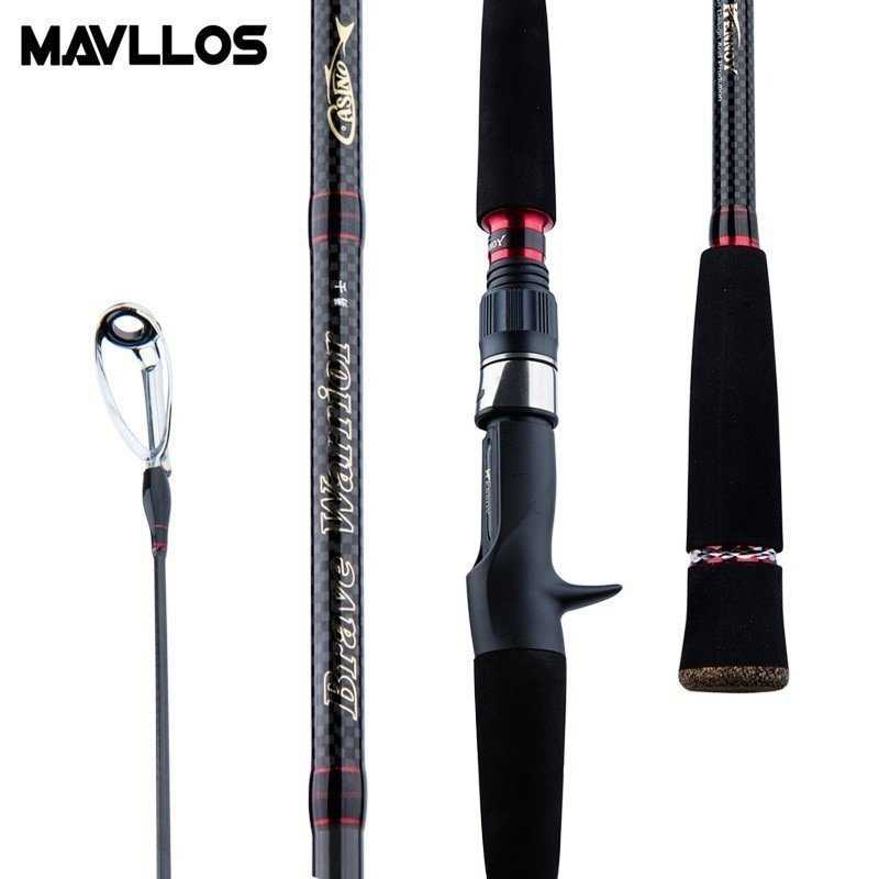 Mavllos Superhard Boat Fishing Rod Lure Weight 80-250g PE4-8 Fast 10-25lb Saltwater Carbo