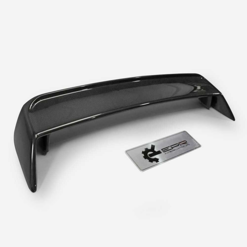 車 外装 Carbon Fiber OEM Rear Trunk Boot Wing Spoiler Glossy Fibre Body Kit Drift Rally Raci